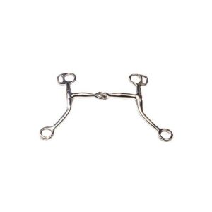 BOCADO MODELO WESTERN PARTIDO TOM THUMB INOX. PIERNAS DOBLADAS