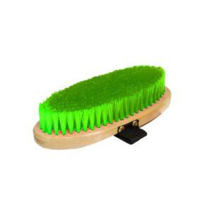 BRUZA DASLO MANGO MADERA CON CERDA FLUORESCENTE