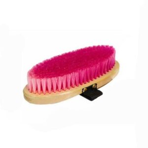 BRUZA DASLO MANGO MADERA CON CERDA FLUORESCENTE