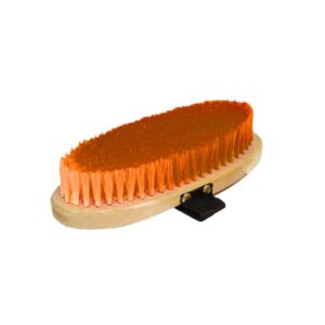 BRUZA DASLO MANGO MADERA CON CERDA FLUORESCENTE