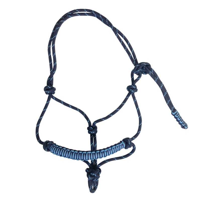 Cabezada de nudos con muserola forrada