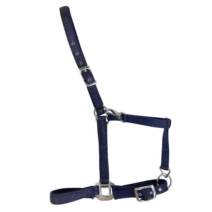 Cabezada de nylon reforzada con purpurina