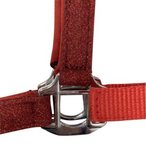 Cabezada de nylon reforzada con purpurina