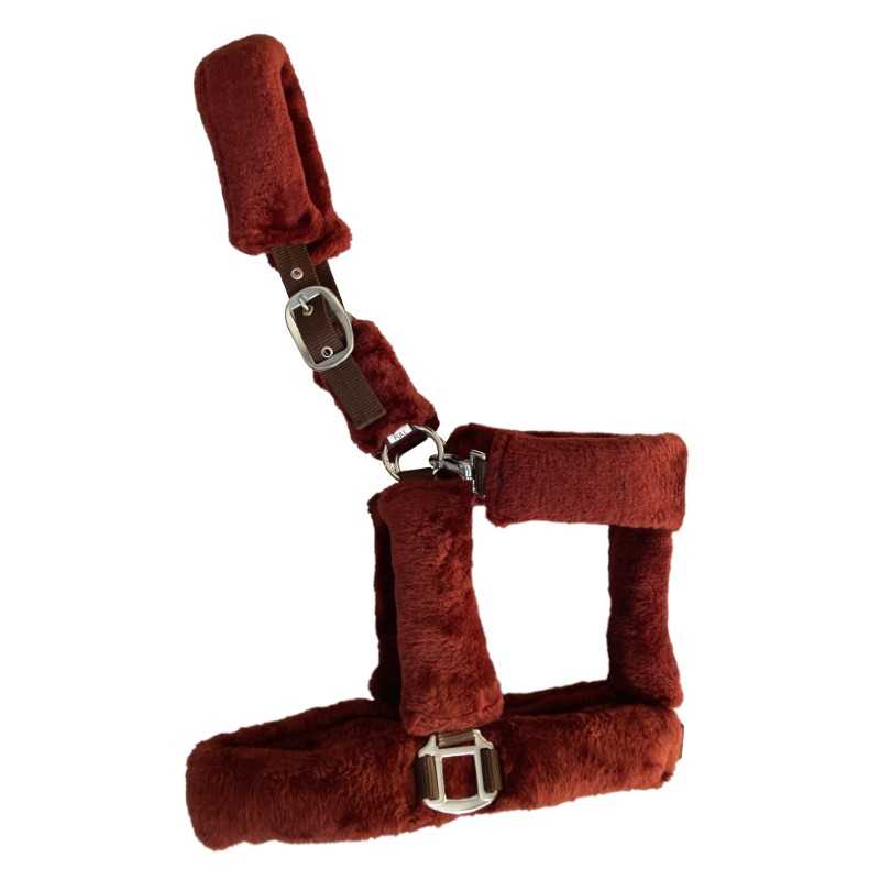 CABEZADA DE NYLON Y BORREGUILLO