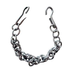 CADENILLA NIQUELADA PARA BOCADO CON ALACRANES