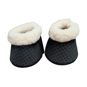 Campana de neopreno perforado y borreguillo (par)