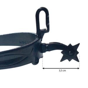 ESPUELA VAQUERA PAVONADA GALLO CORTO CURVO