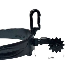 ESPUELA VAQUERA PAVONADA GALLO CORTO CURVO