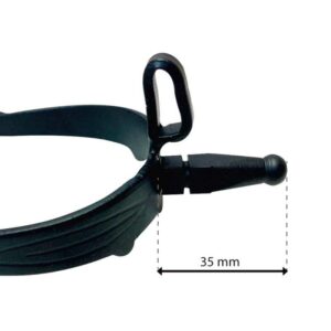 Espuela vaquera pavonada gallo recto económica