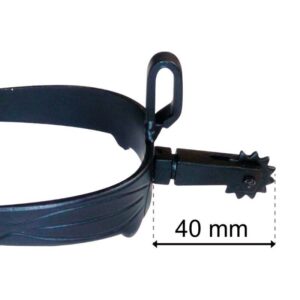 Espuela vaquera pavonada gallo recto ruleta inglesa económica