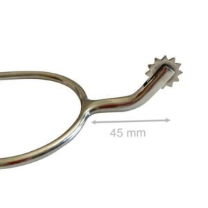 ESPUELÍN DE REJONEO CURVO CON ESTRELLA INOX