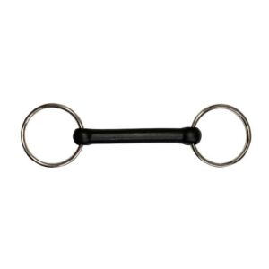 Filete de anillas inox embocadura de goma flexible