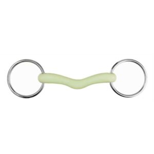 Filete Happy Apple Bit USG, anillas, embocadura curva