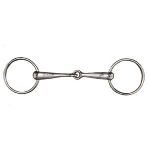 FILETE PARTIDO, EMBOCADURA MEDIA, ACERO INOX