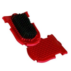 GUANTE DE GOMA CON ALMOHAZA-CEPILLO