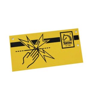 LETRERO ADVERTENCIA VALLA ELÉCTRICA