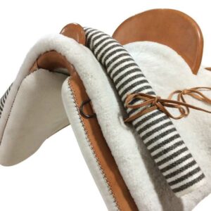 MANTA ESTRIBERA DE LANA DE GRAZALEMA DE RODILLO