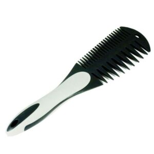 PEINE DE PLÁSTICO COLA Y CRIN CON MANGO