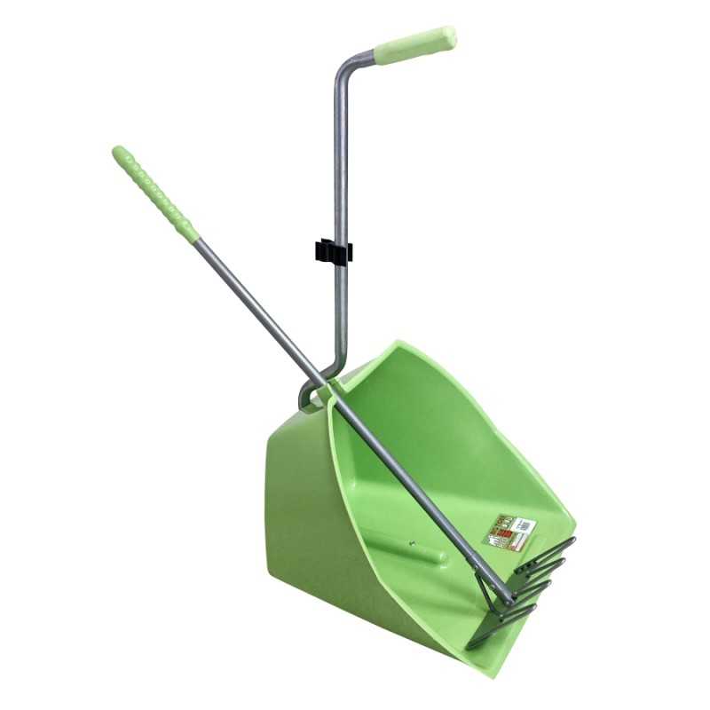 Recogedor de establo grande con rastrillo Red Gorilla