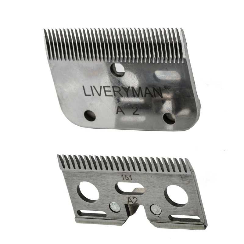 REPUESTO DE CUCHILLAS + PEINE LIVERYMAN ARENA A2 MED