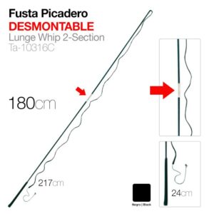FUSTA PICADERO DESMONTABLE 180cm