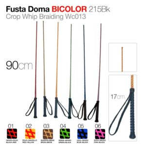 FUSTA DOMA BICOLOR 215BK NEGRO/ROJO 90cm