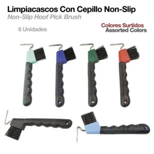 LIMPIACASCOS CON CEPILLO NON-SLIP TS-1019GAX 6uds