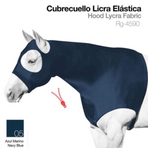 CUBRECUELLO LICRA ELÁSTICA AZUL
