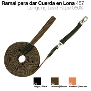 RAMAL DAR CUERDA LONA 457 MARRÓN 8m