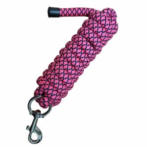 RAMAL FUERTE CON MOSQUETÓN MLI-501 2.20m ROSA/NEGRO