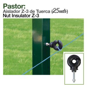 PASTOR- AISLADOR Z-3 DE TUERCA 25uds