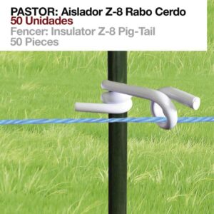PASTOR- AISLADOR Z-8 RABO CERDO 50uds